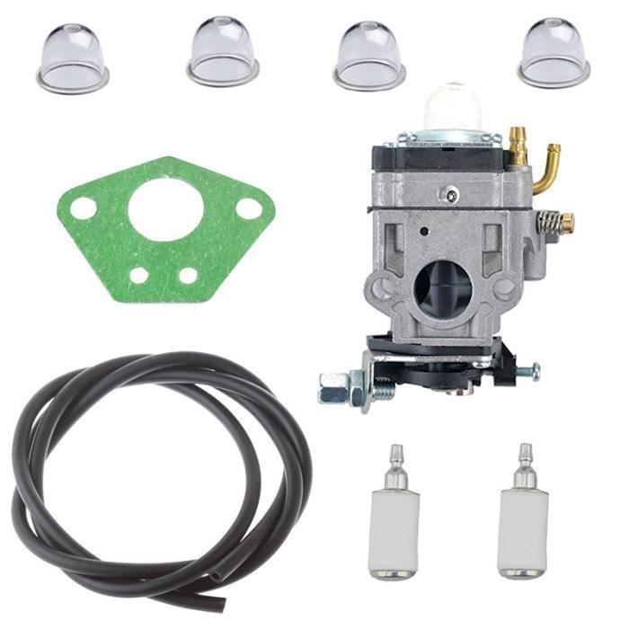 Carburateur + Kit Complet Pour Débroussailleuse 43cc 49cc 52cc 2 Temps – Bougie, Joint, Filtres