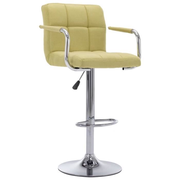 beauty®4343 fauteuil de bar style scandinave|chaise de bar vert tissu|tabouret de salon ergonomique