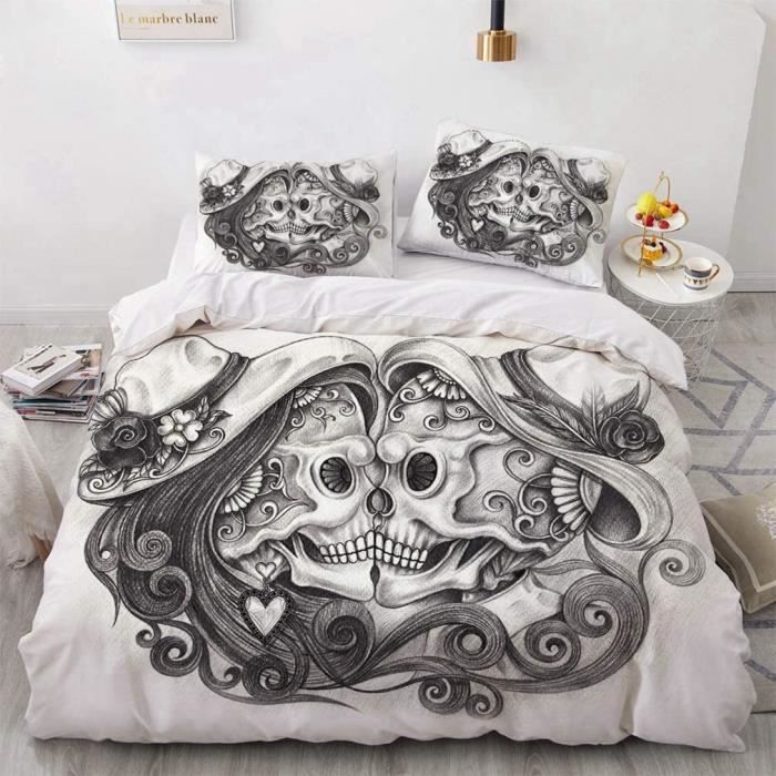 Troisième couteau tactique avec motif tête de mort, couleur verte (21,2