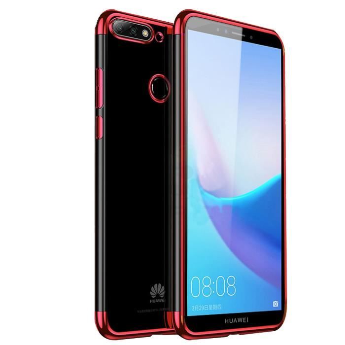 Coque Huawei Y7 Prime 2018 Y7 2018 Ultra Mince TPU Silicone Etui