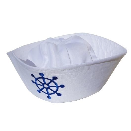 Bob Marin US Navy Blanc - Réplique Authentique Dixie Cup 100% Coton