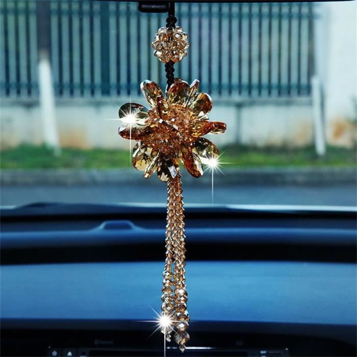 Pendentif Drapeau Américain Pour Rétroviseur De Voiture – Mini Fanion Double Face Avec Pompons – Ventouse – Résiste à La Décoloration