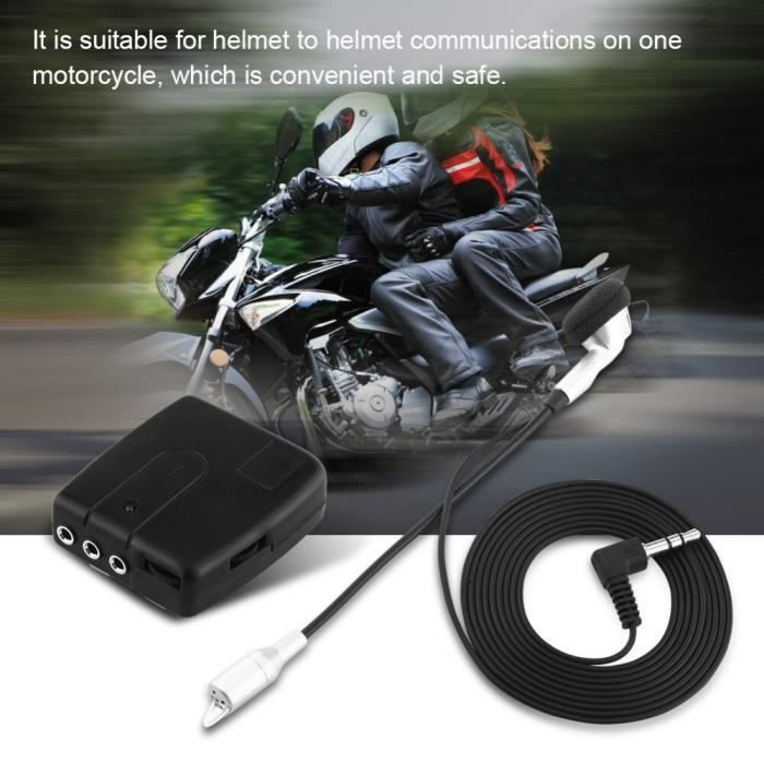 Lot De 2 Supports Pour Interphone Moto Bluetooth - Compatible V6 Et V4 - Clip De Montage Pratique - 3