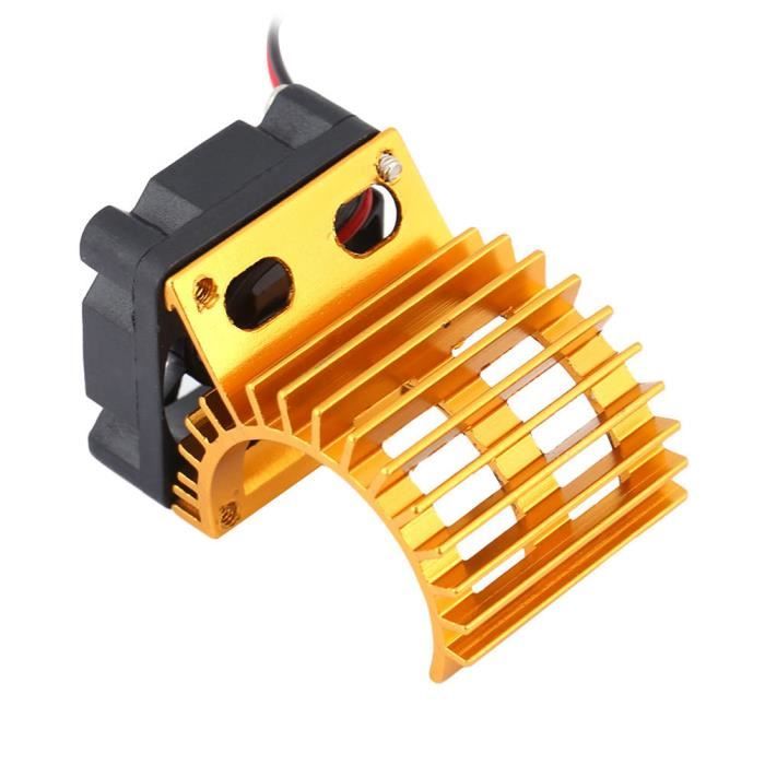 Ventilateur Refroidissement Moteur RC 5V - Alliage Aluminium - Pour Voiture 1/18 - Installation Facile