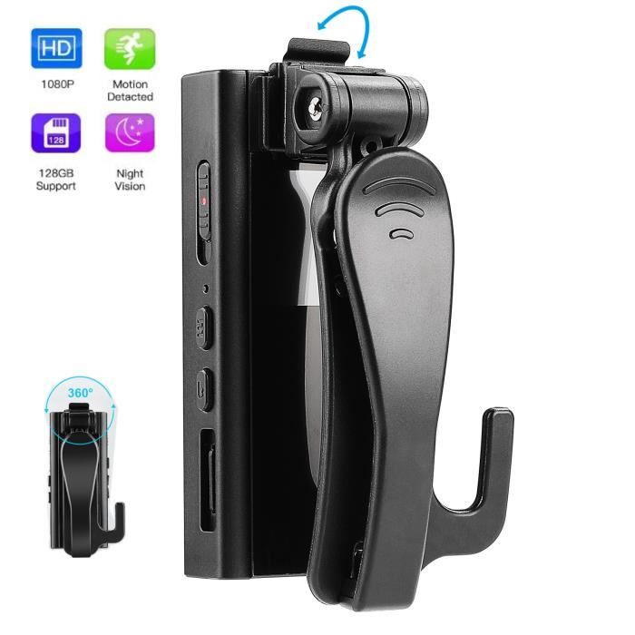 Acheter Mini Caméra Portable L12 1080p, Enregistreur Vidéo Numérique, Vision Nocturne, Mini Caméscope, Pour La Police