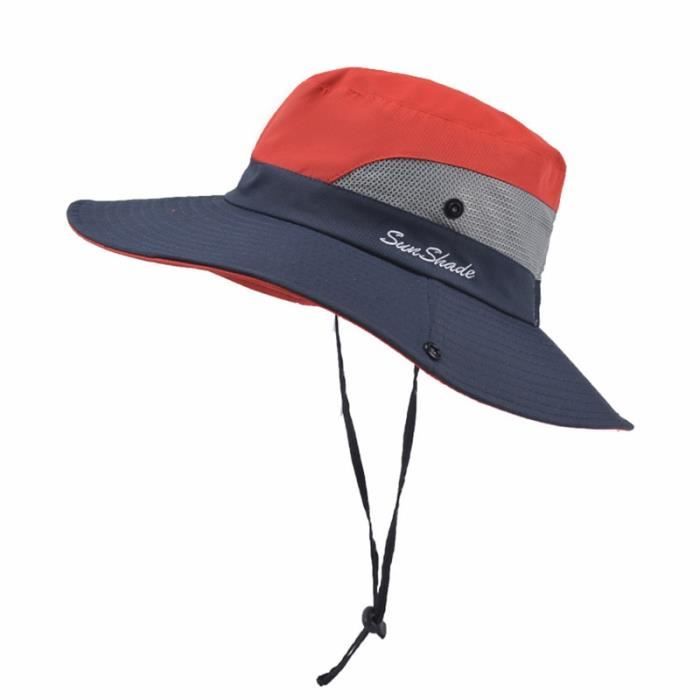 Chapeau De Pêcheur LANLYLGQ - Protection UV, Reversible, Unisexe, 100% Coton