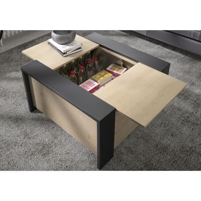 Aurora Table Basse Bar Style Urbain Made In France Decor