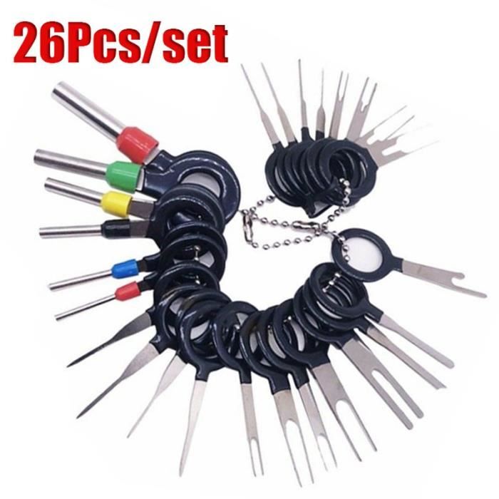 Kit 29 Pièces Pour Retrait De Bornes Auto - Extracteur De Connecteurs Sans Endommager Le Câblage
