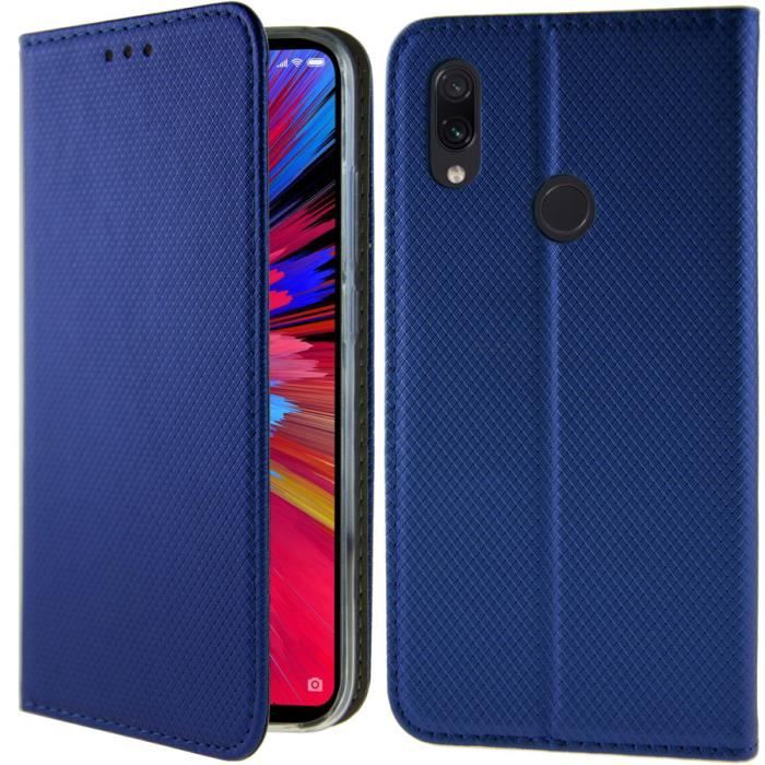 Note 7 Pro,Tour de Cou Lanière en Corde Pendentif Housse,Violet 2ndSpring Coque avec Collier Compatible avec Xiaomi Redmi Note 7 