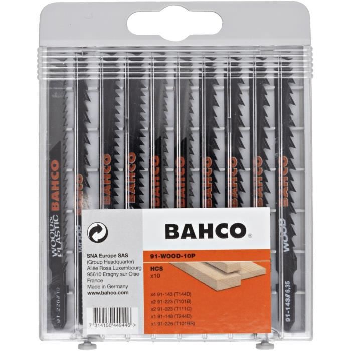 Kit De 8 Lames De Scie Sabre RRRST - 7 Types Pour Bois, Métal Et Plastique, 150mm Et 225mm