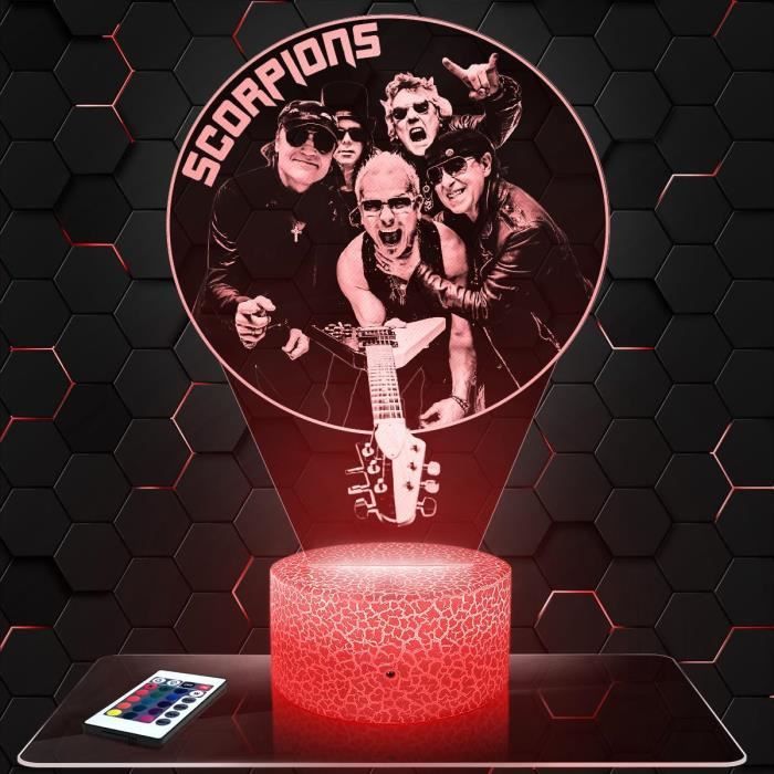 T-shirt Scorpions Noël 1990 Coton Unisexe Gildan - Neuf Avec étiquette Toutes Tailles