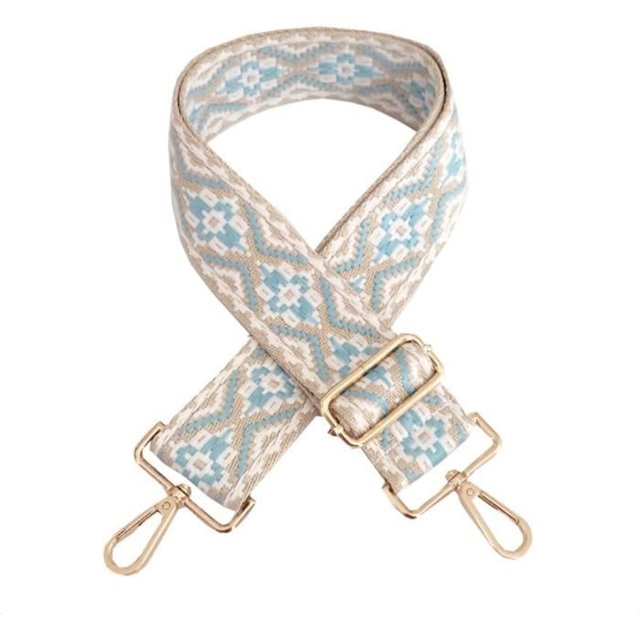 Bandoulière Ajustable Pour Sac à Main Bandoulière Réglable Argentée 4cm - Sangle Sac Toile 85-135cm Cuir Sangle Réglable 85-135cm