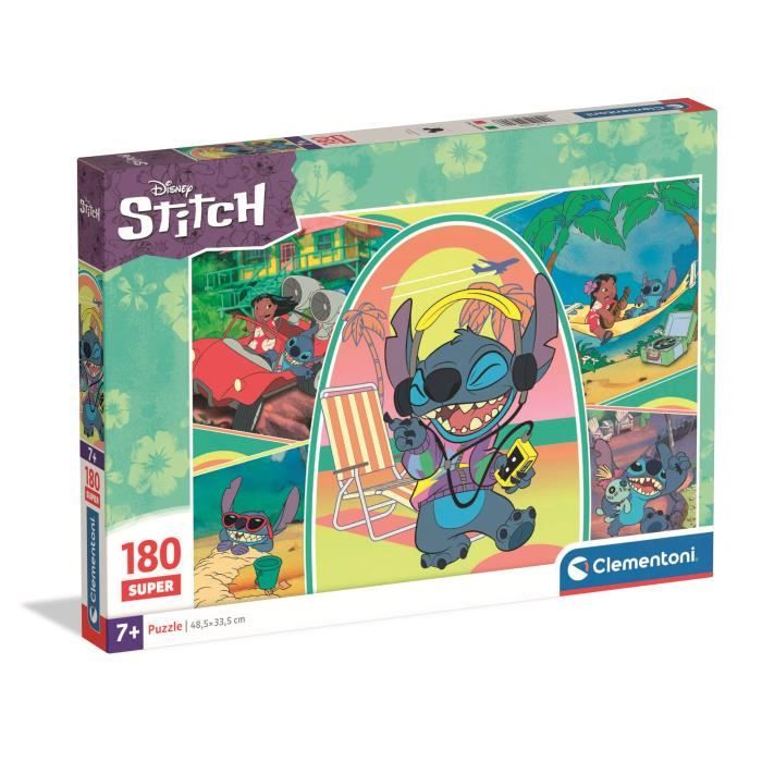 Puzzle 180 pièces : Stitch Clementoni Puzzles