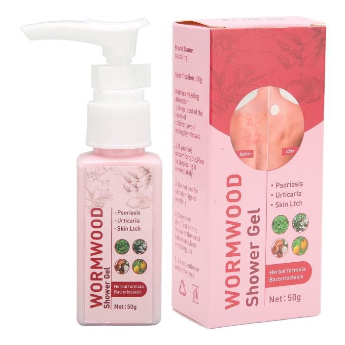 Cuque Gel douche anti démangeaisons Nettoyant corporel antibactérien 50g Anti démangeaisons