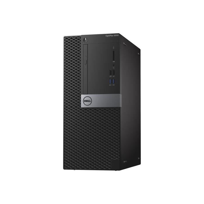 Dell OptiPlex 5050 MT 1 x Core i5 7500 - 3.4 GHz RAM 8 Go SSD 256 Go graveur de DVD HD Graphics 630 GigE Win 10 Pro 64 bits… Reconditionné - Dell reconditionné disponible sur Cdiscount Seconde Vie