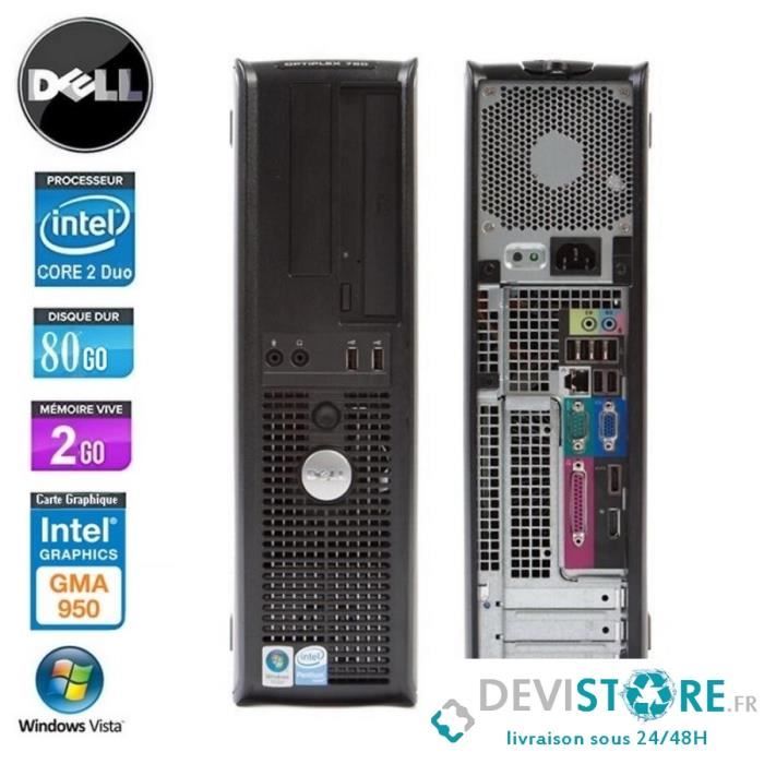 Unité Centrale Dell Optiplex 760 Windows 7 - Cdiscount Informatique