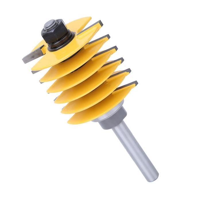 Fraise à Bois Massif Diamètre 60mm Pour Défonceuse – Queue 12mm – Carbure Titane