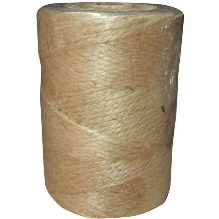 Ficelle jute 0.6/3 rolls de 1kg