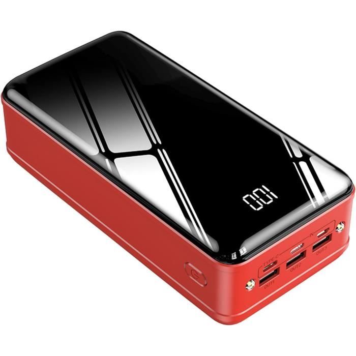 PowerBank 10 000 MAh - Chargeur Portable Rapide - Compact Et Léger (190 G) - Pour Smartphone, Tablette, Appareils USB - 14