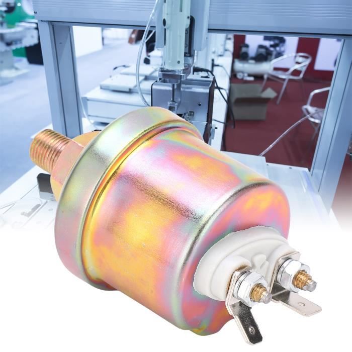 Capteur De Pression D'huile Agatige 1/8 NPT Capteur De Pression D'huile De Générateur Stable En Alliage D'aluminium Pour Accessoires De Groupe Électrogène Diesel VDO (B