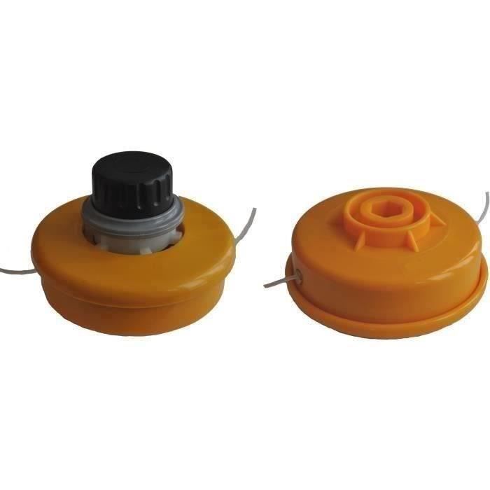 Tête fil nylon TAP-N-GO 2 fils pour désherbeuse McCULLOCH, hexagone de 16 mm avec vis de pas US 18G5