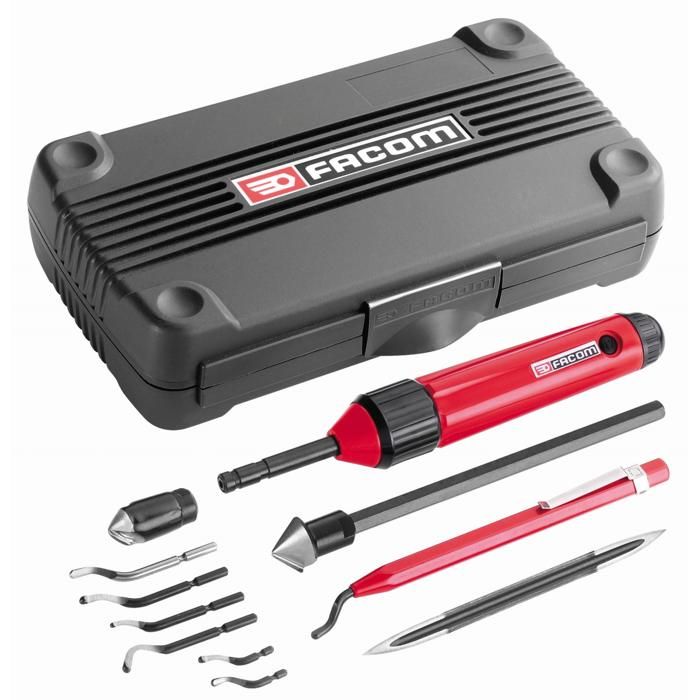 Ensemble ébavurage chanfreinage en coffret FACOM 325 Acier aluminium cuivre