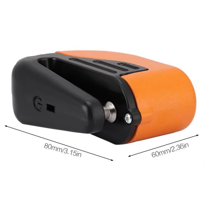 Antivol Grip-Lock Moto Levier de frein Poignée Gaz Noir