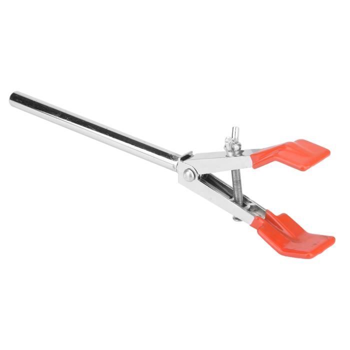 Pince 4 Griffes De Laboratoire - Tige 28cm - Revêtement Caoutchouc