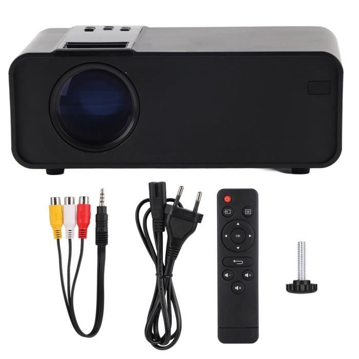 Fdit projecteur portable Portable 1080P LED Projecteur Intelligent LED