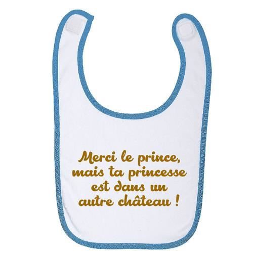 Bavoir Bebe Bleu Auto Agripant Merci Le Prince Achat Vente Bavoir Cdiscount