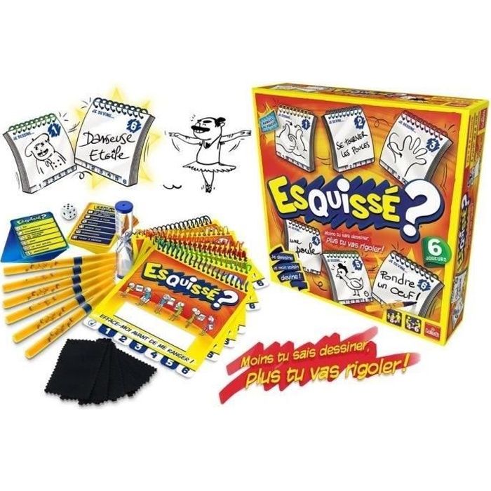 Jeu d'ambiance Goliath Esquissé - Jeux d'ambiance - Achat & prix