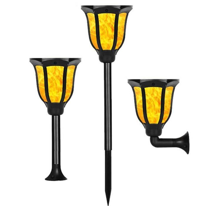 Etanche 3 en 1 flammes scintillantes torche LED lumière extérieure ...
