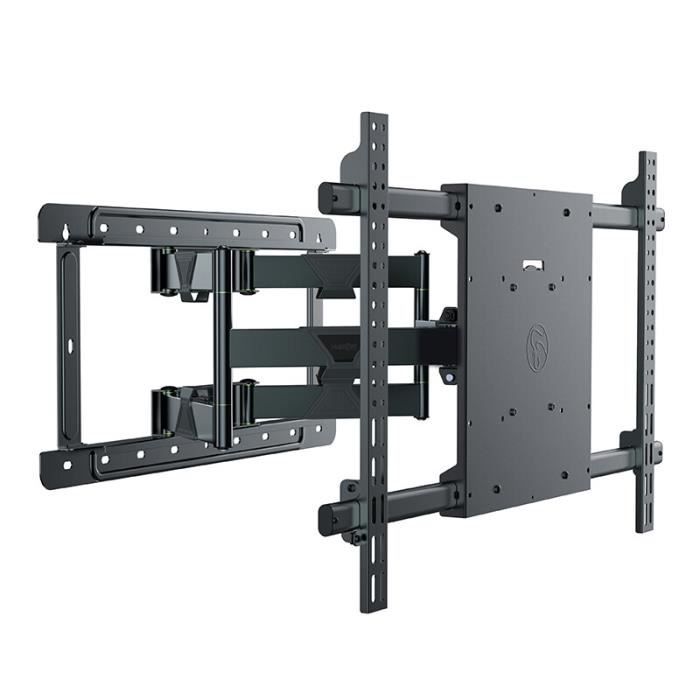 Support mural TV - HAGOR - BrackIT XXL HD II - 65-98 pouces - Inclinable - Pivotant