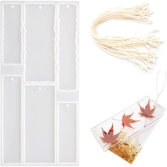 24 Marque-pages En Bois Vierges + 24 Glands Multicolores - Kit DIY Pour Personnalisation, Scrapbooking, Cadeaux Créatifs - 6