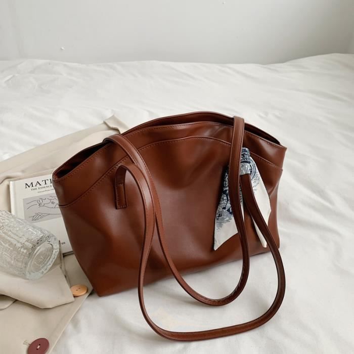 Sac a store main couleur caramel
