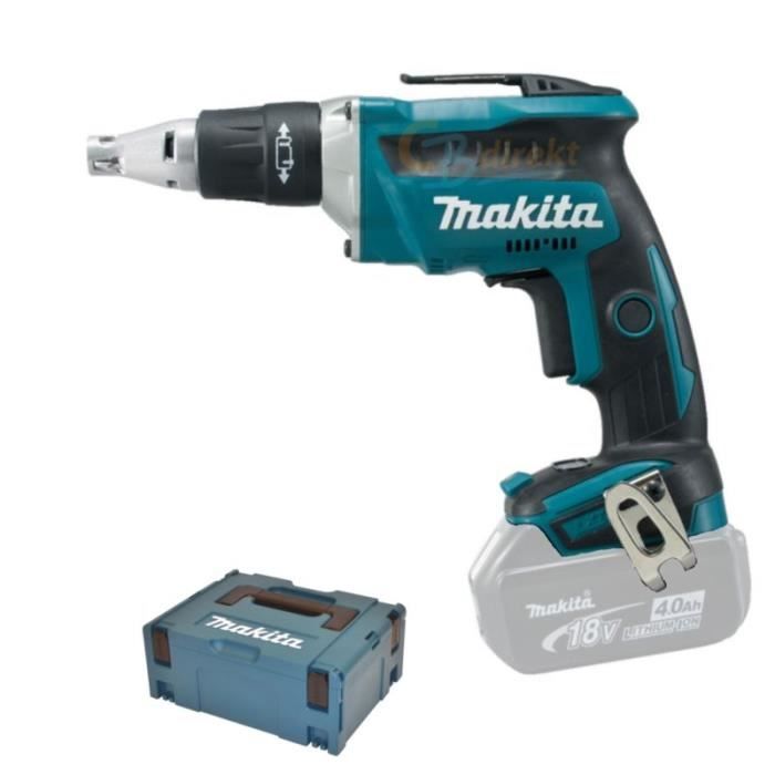 Visseuse Plaque De Plâtre Sans Fil Makita DFS452Y1J – 18 V, 100 Nm, 2800 tr/min, LED - vue 3