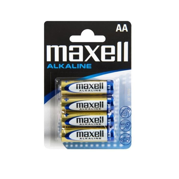 MAXELL AA LR06 Alcaline Blister de 4