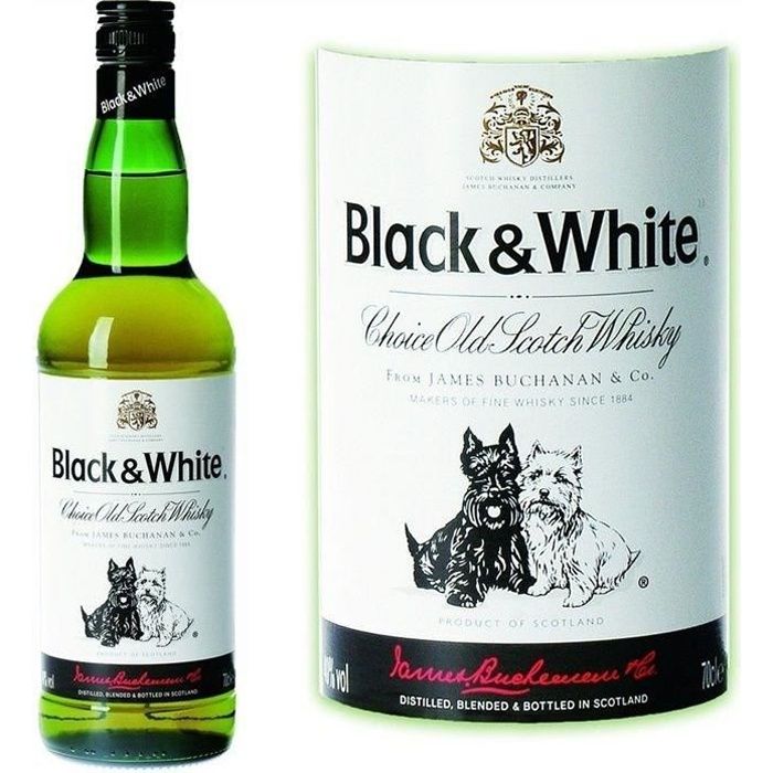 Black & White (70cl) Achat / Vente whisky bourbon scotch Black
