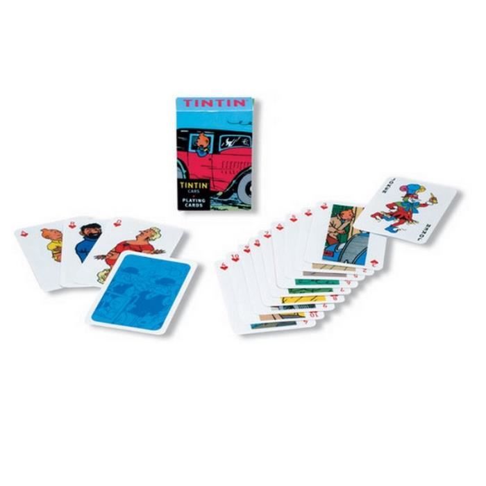 Jeux De 54 Cartes A Jouer Tintin Les Voitures De Tintin Achat Vente Cartes De Jeu Cdiscount Jeux De 54 Cartes A Jouer Tintin Les Voitures De Tintin Achat Vente Cartes De Jeu Cdiscount