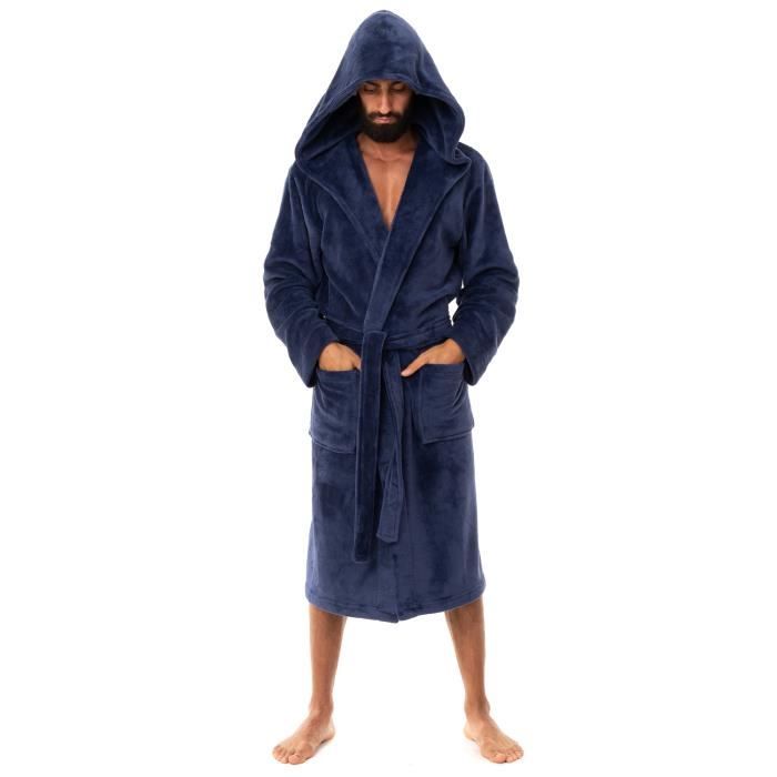 Homme Liverpool FC Officiel Polaire Robe de Chambre /à Capuche th/ème Football
