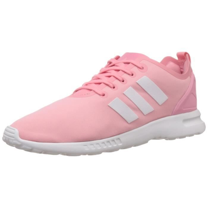 adidas zx flux femme grise et rose