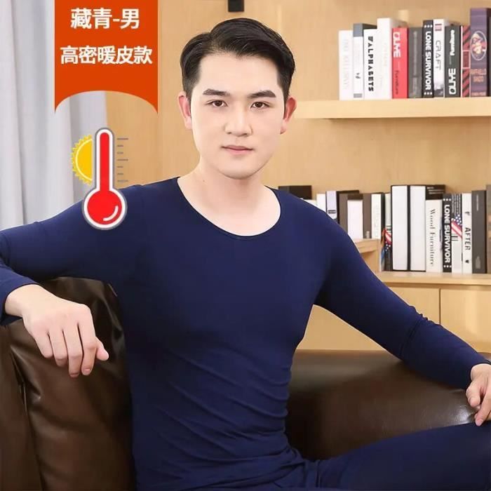 Ensemble De Sous-vêtements Thermiques En Velours Pour Enfants, Couleur Unie, Doux Pour La Peau, Pour Garçons Et Filles