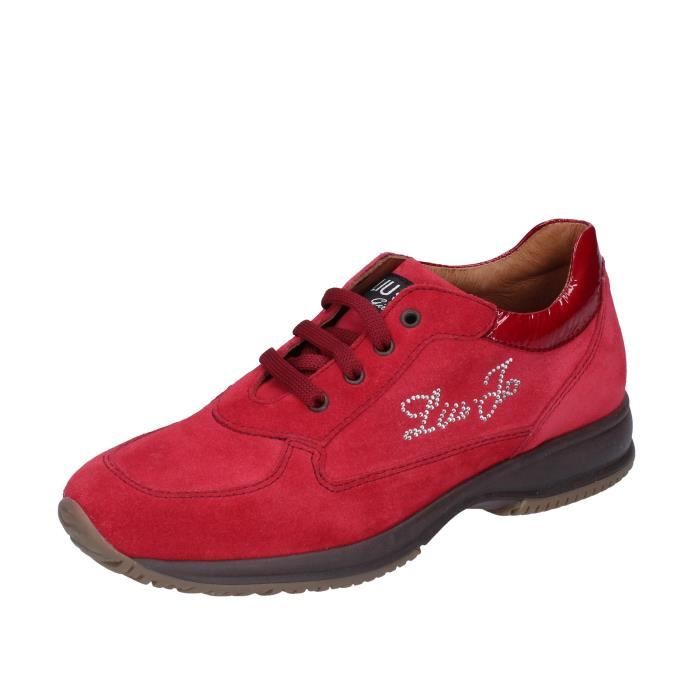 chaussures fille rouge