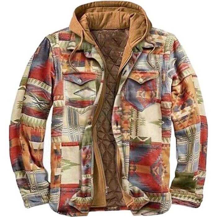 Veste hiver a carreaux shop