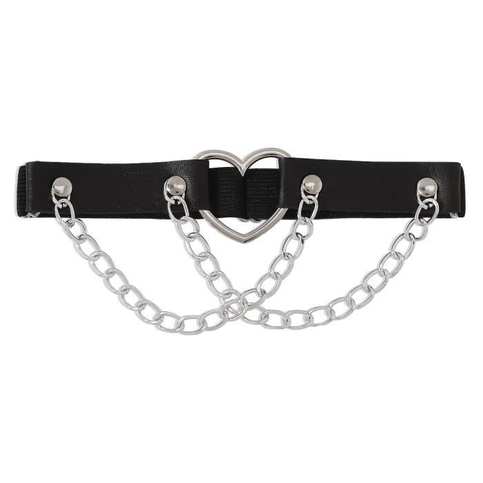 Soutien-gorge En Cuir Style Harnais MarieMur - Avec Harnais De Jambe Et Bracelets - Taille S - Noir - Neuf Avec étiquettes