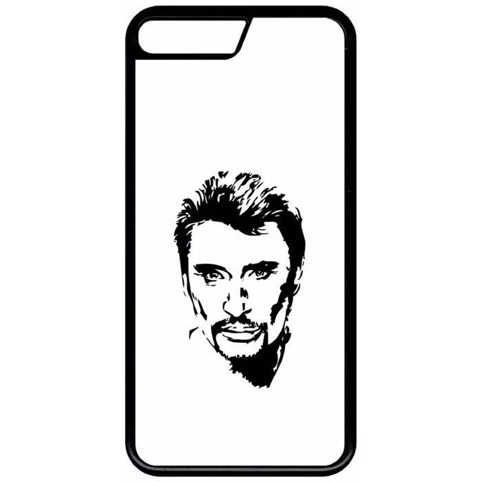 Coque Smartphone Dessin Johnny Hallyday Noir Et Blanc Compatible Avec Apple Iphone 8 Plastique Bord Noir Achat Vente Bol 3641144959006 Cdiscount