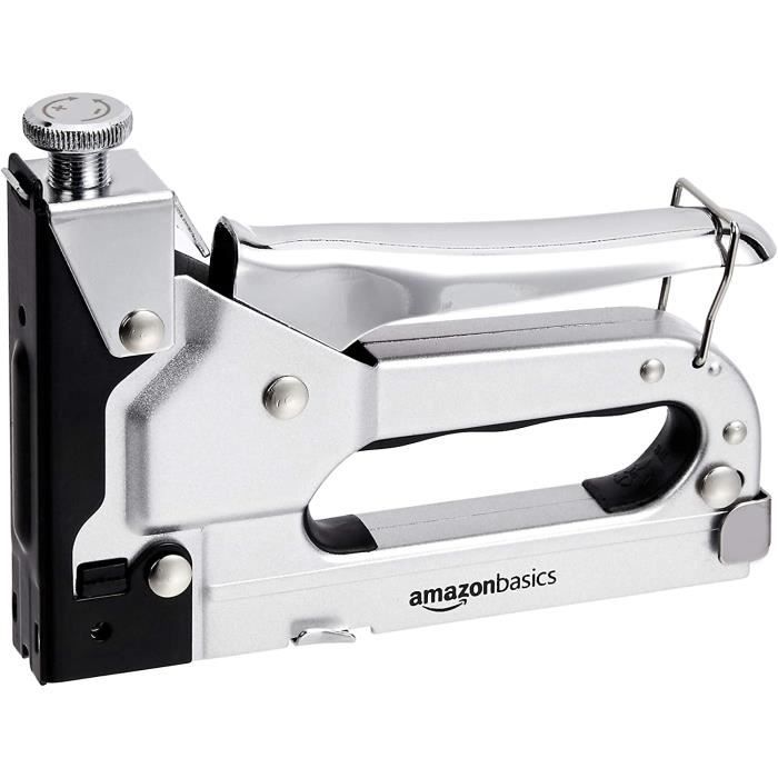 Surebonder Pistolet agrafeur robuste 5650 tout-en-1, chromé