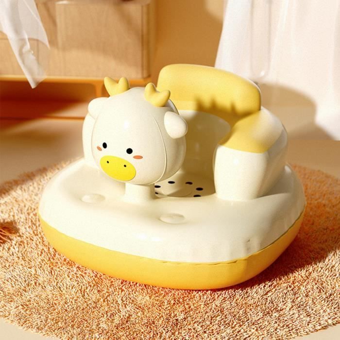 Omabeta siège de soutien pour bébé Siège de sol pour bébé pliable Portable gonflable en puericulture chaise Cerf avec musique