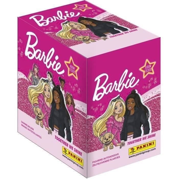 Stickers Barbie - Boîte de 36 pochettes de 5 stickers PANINI