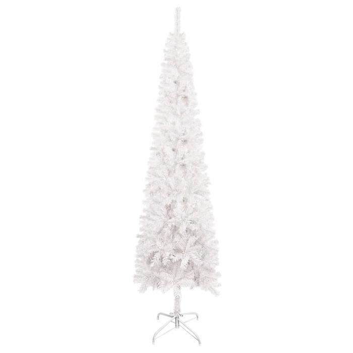 Sapin De Noël Artificiel 125 Cm Avec 150 LED - 9 Modes Lumières, Base Ciment, Facile à Monter - 4